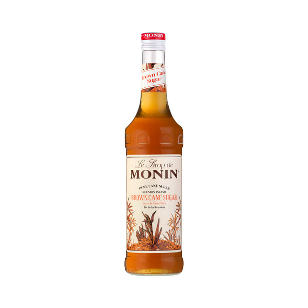 Monin Premium Brown Cane Sugar Syrup 700ml Glass Bottle