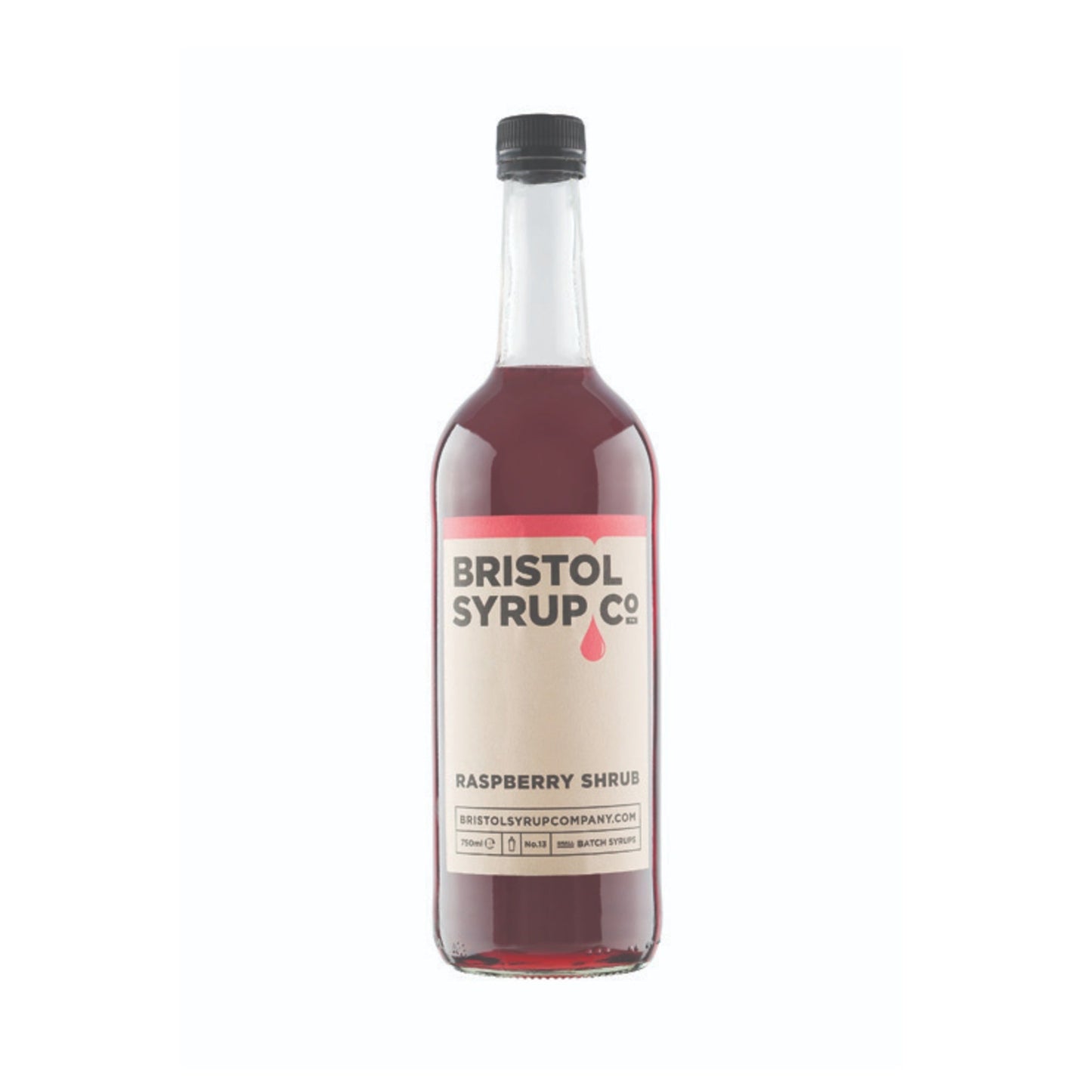 Bristol Syrup Co. Raspberry Shrub Cocktail Syrup - 750ml