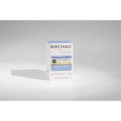 Birchall Camomile Flowers Enveloped Plant-Based Prism Tea Bags – 20 Pack