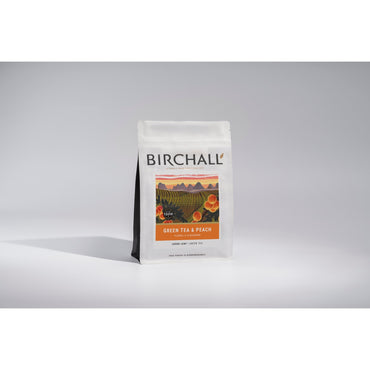 Birchall Green Tea & Peach – 125g Loose Leaf Tea