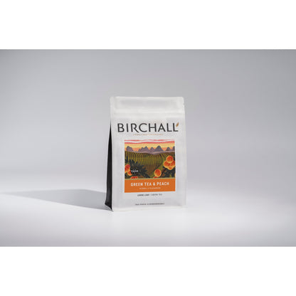 Birchall Green Tea & Peach – 125g Loose Leaf Tea