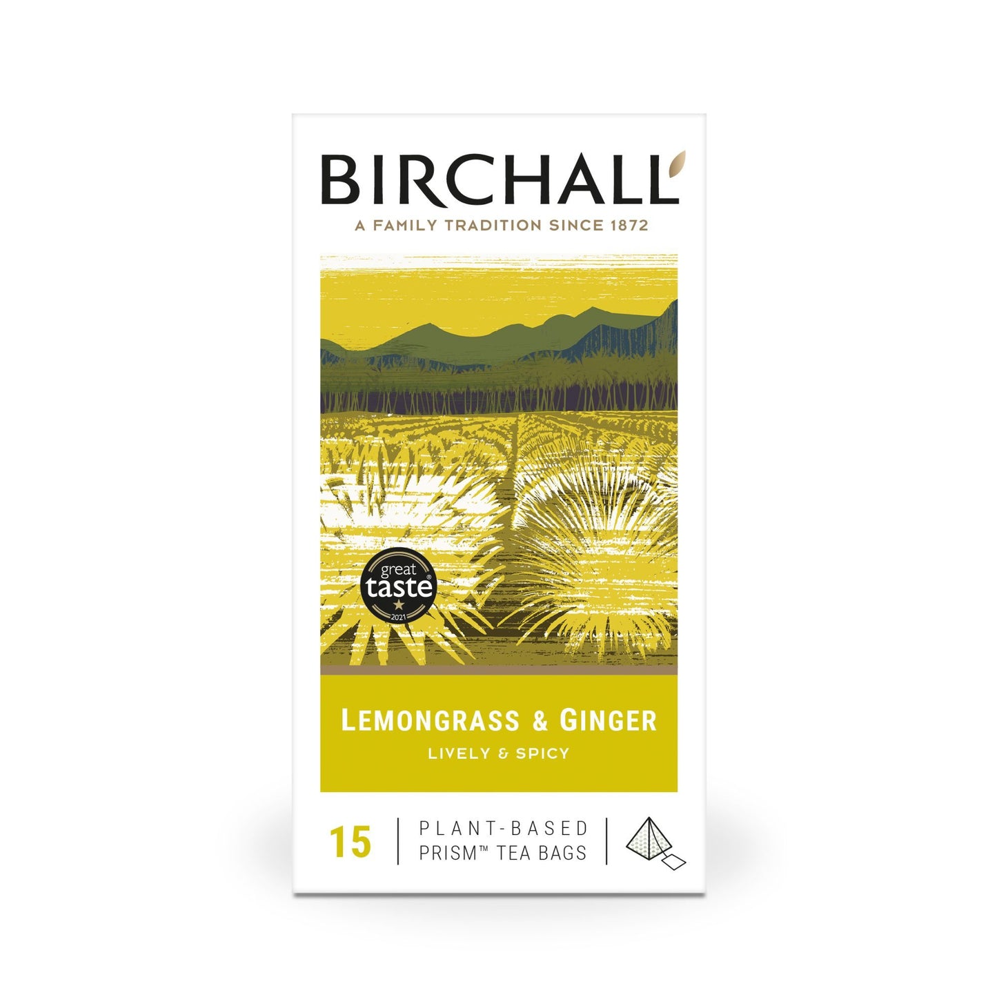 Birchall Lemongrass & Ginger Prism Tea Bags
