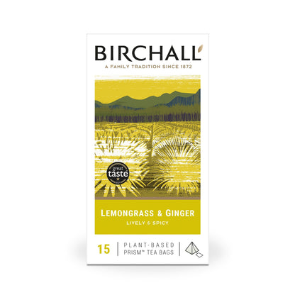 Birchall Lemongrass & Ginger Prism Tea Bags