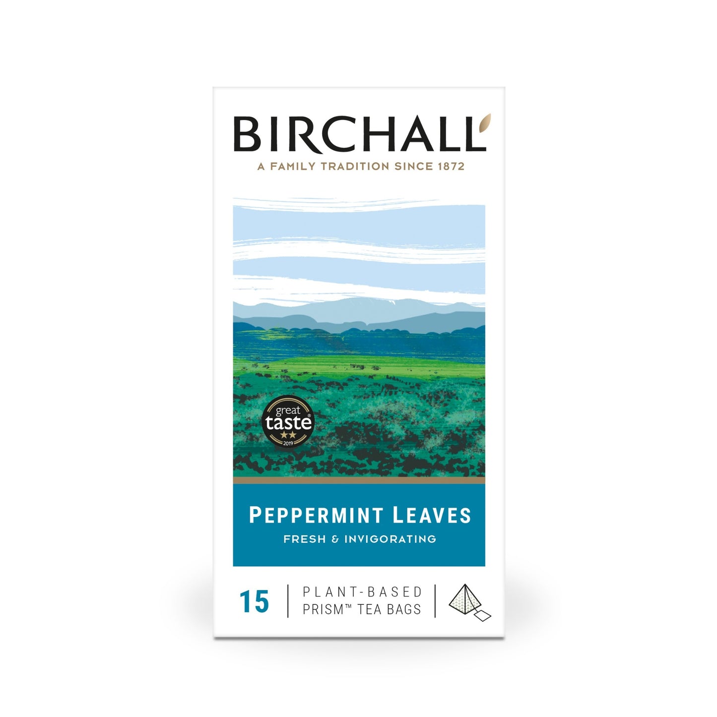 Birchall Peppermint Leaves Prism Tea Bags