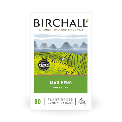 Birchall Mao Feng Green Tea Prism Tea Bags