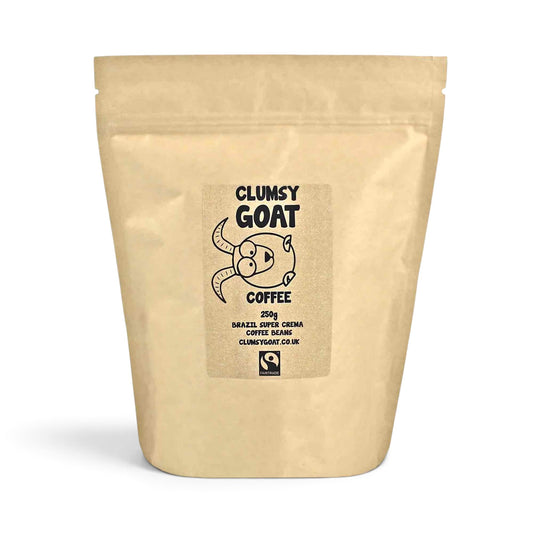 Clumsy Goat Fairtrade Brazilian Super Crema Coffee Beans