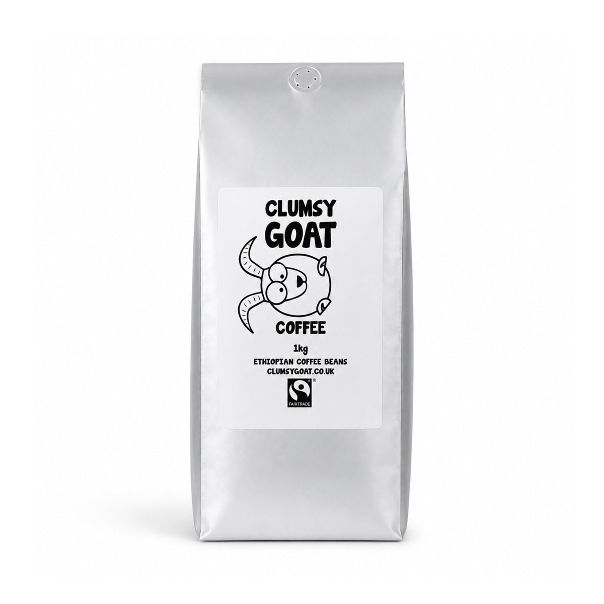 Clumsy Goat Fairtrade Ethiopian Sidamo Coffee Beans - 100% Arabica