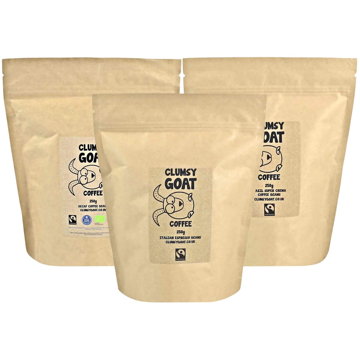 Clumsy Goat Espresso & Crema Coffee Bundle