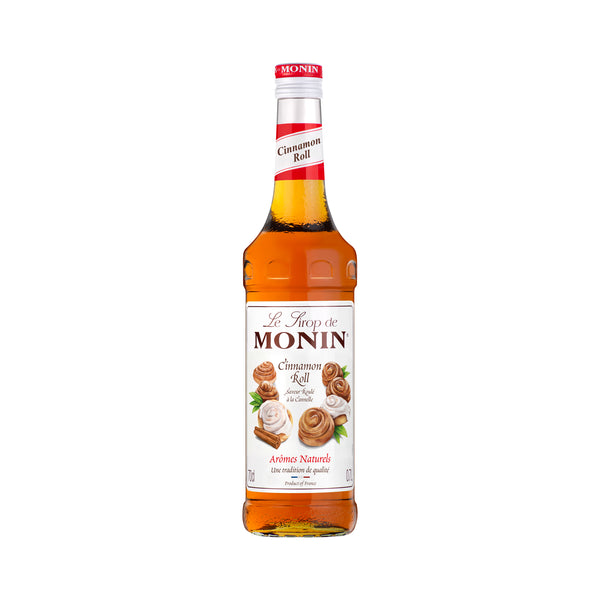 Monin Premium Cinnamon Roll Syrup 700ml Glass Bottle