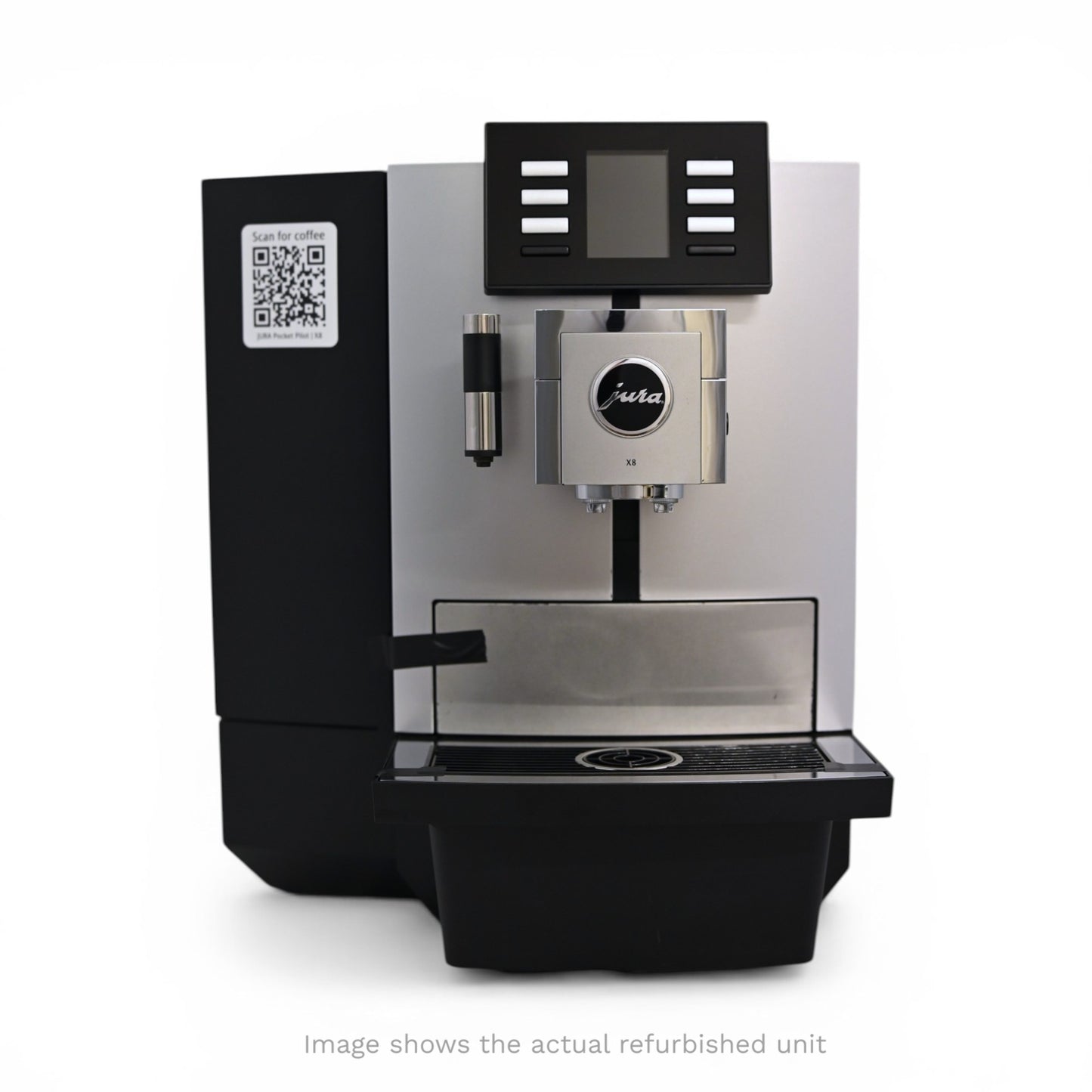 Jura JX8 Bean to Cup Coffee Machine + 1L Milk Cooler - 100 CPD (Refurbished)