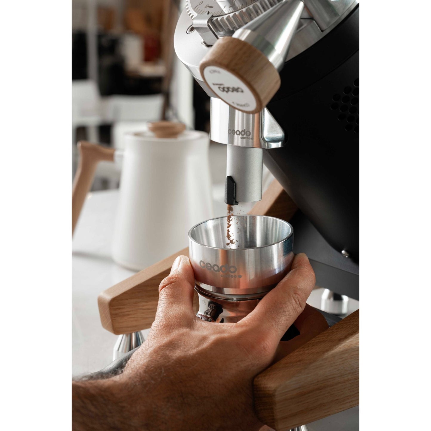 Ceado E37 Zero Naked Single-Dose Coffee Grinder - 83mm DLC Burrs