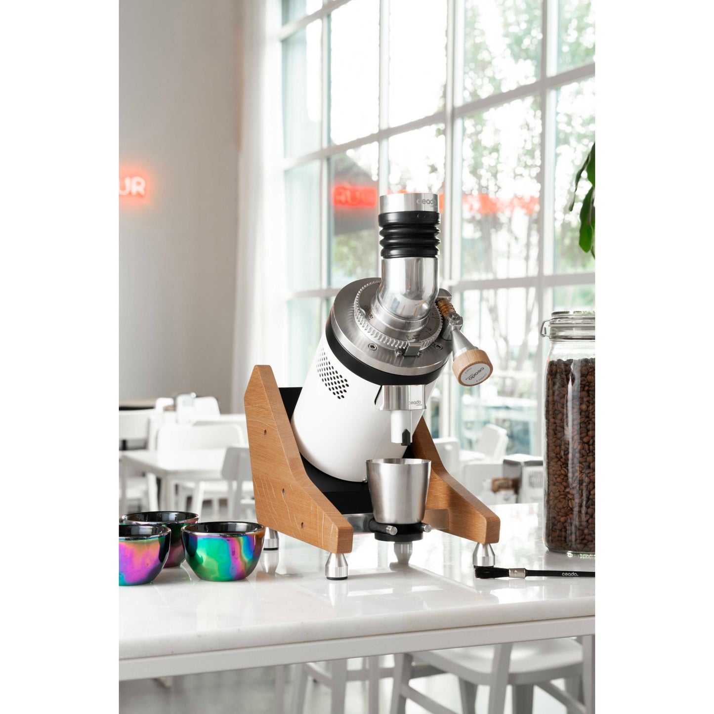 Ceado E37 Zero Naked Single-Dose Coffee Grinder - 83mm DLC Burrs