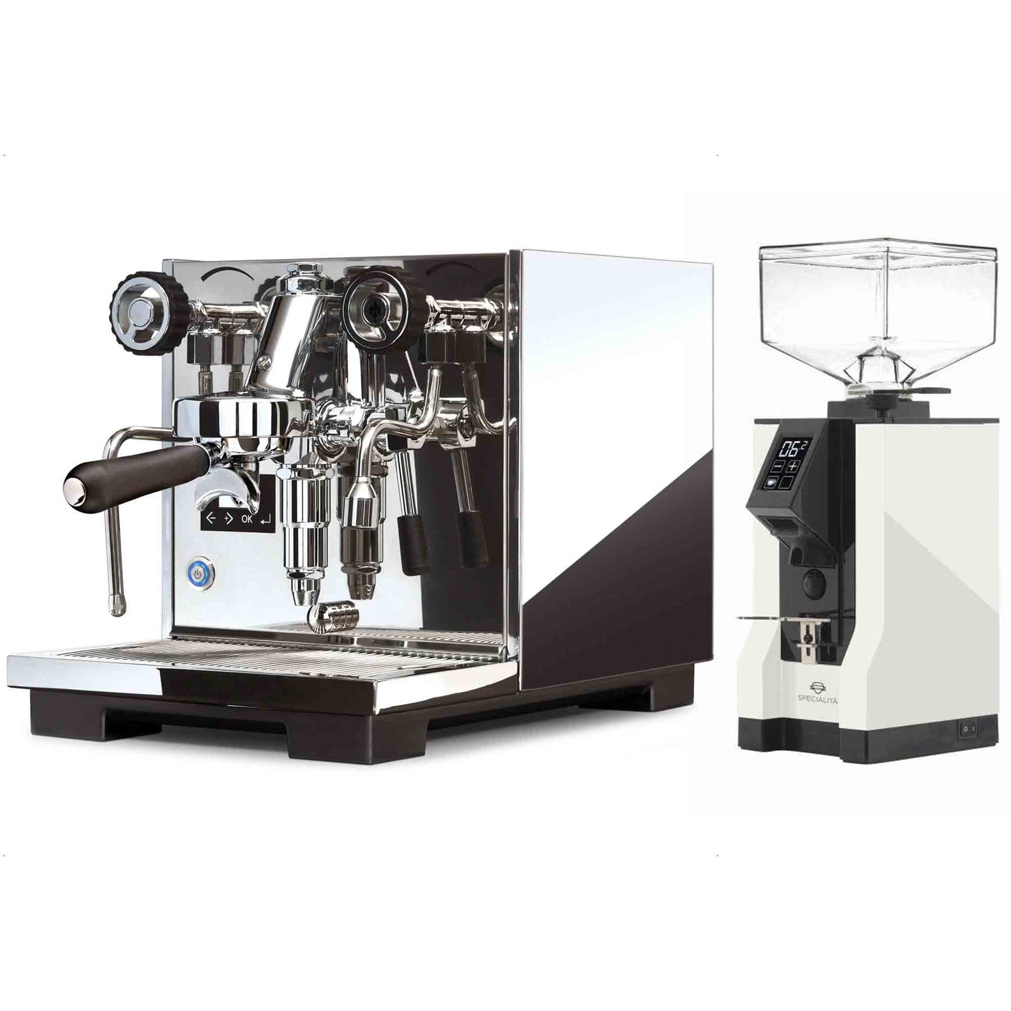 Eureka Espresso Machine & Mignon Specialita Grinder Package
