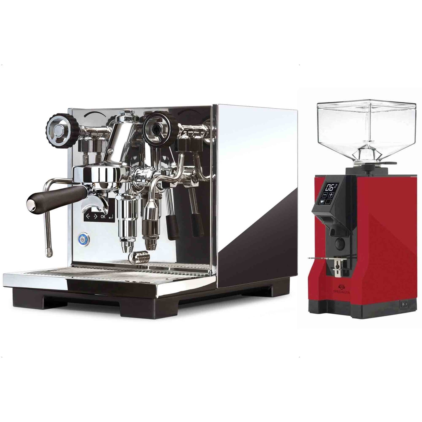 Eureka Espresso Machine & Mignon Specialita Grinder Package