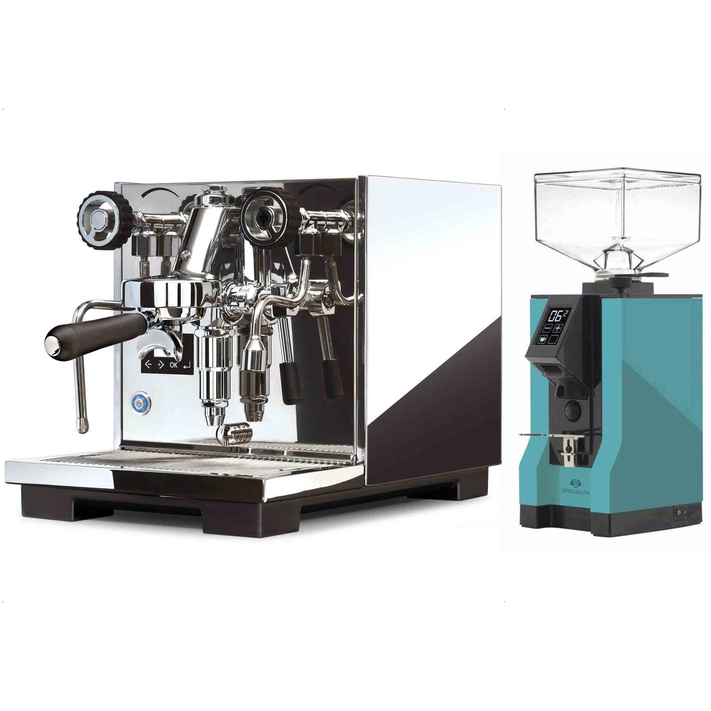 Eureka Espresso Machine & Mignon Specialita Grinder Package