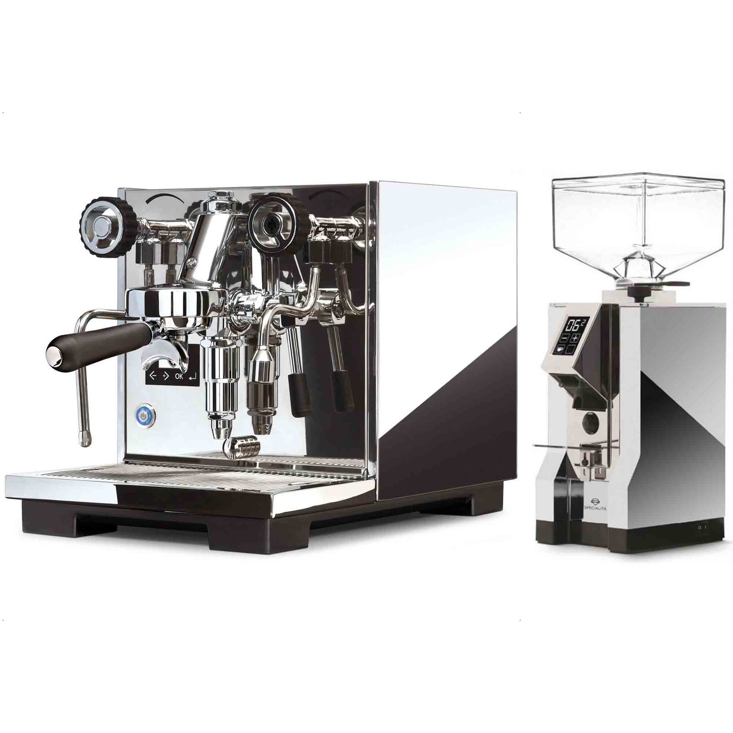 Eureka Espresso Machine & Mignon Specialita Grinder Package