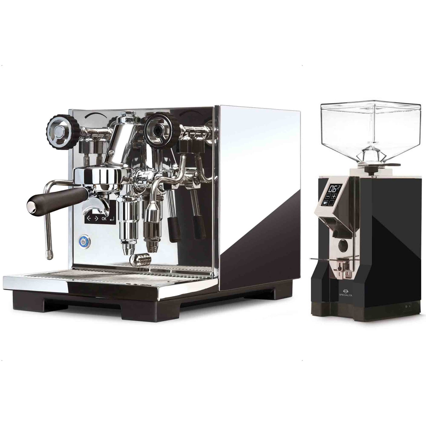 Eureka Espresso Machine & Mignon Specialita Grinder Package