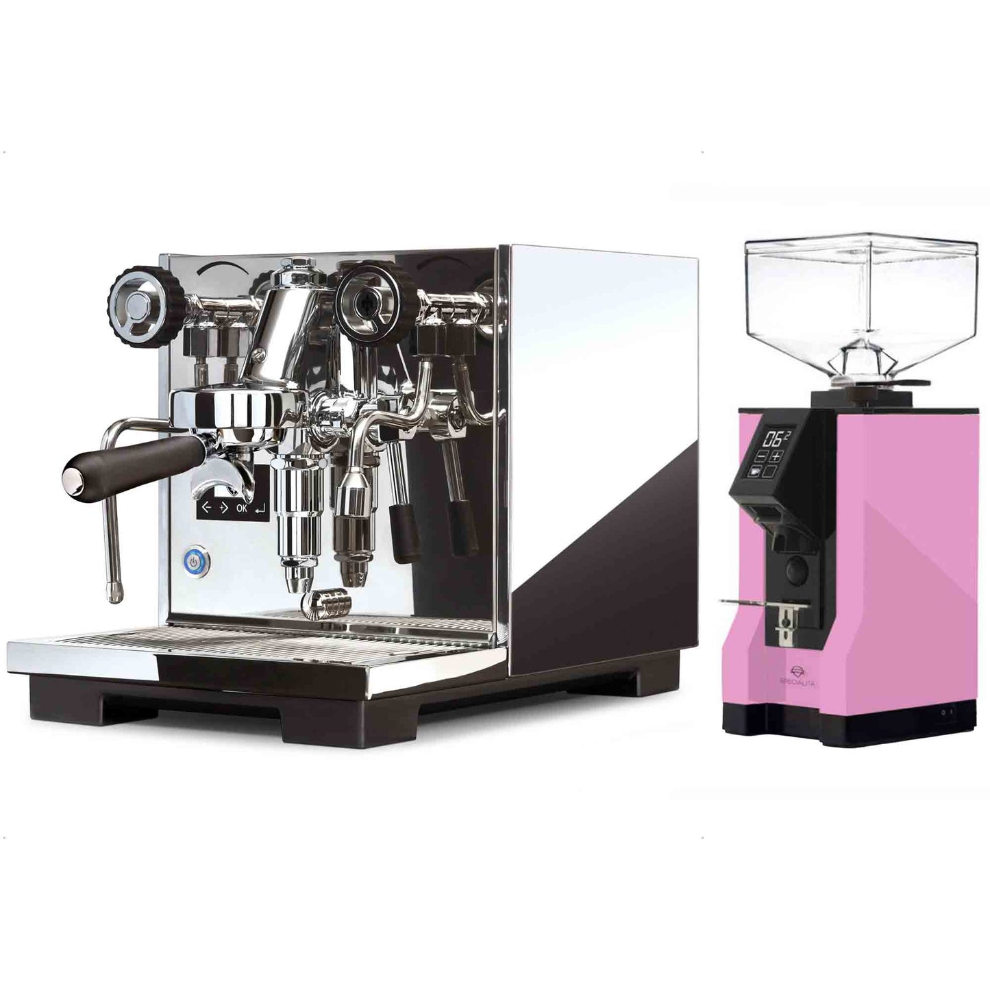 Eureka Espresso Machine & Mignon Specialita Grinder Package