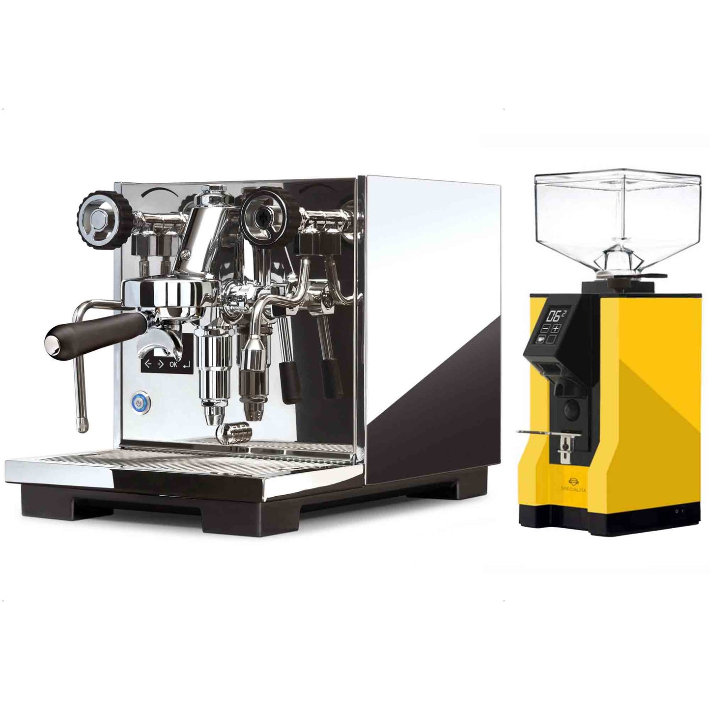 Eureka Espresso Machine & Mignon Specialita Grinder Package