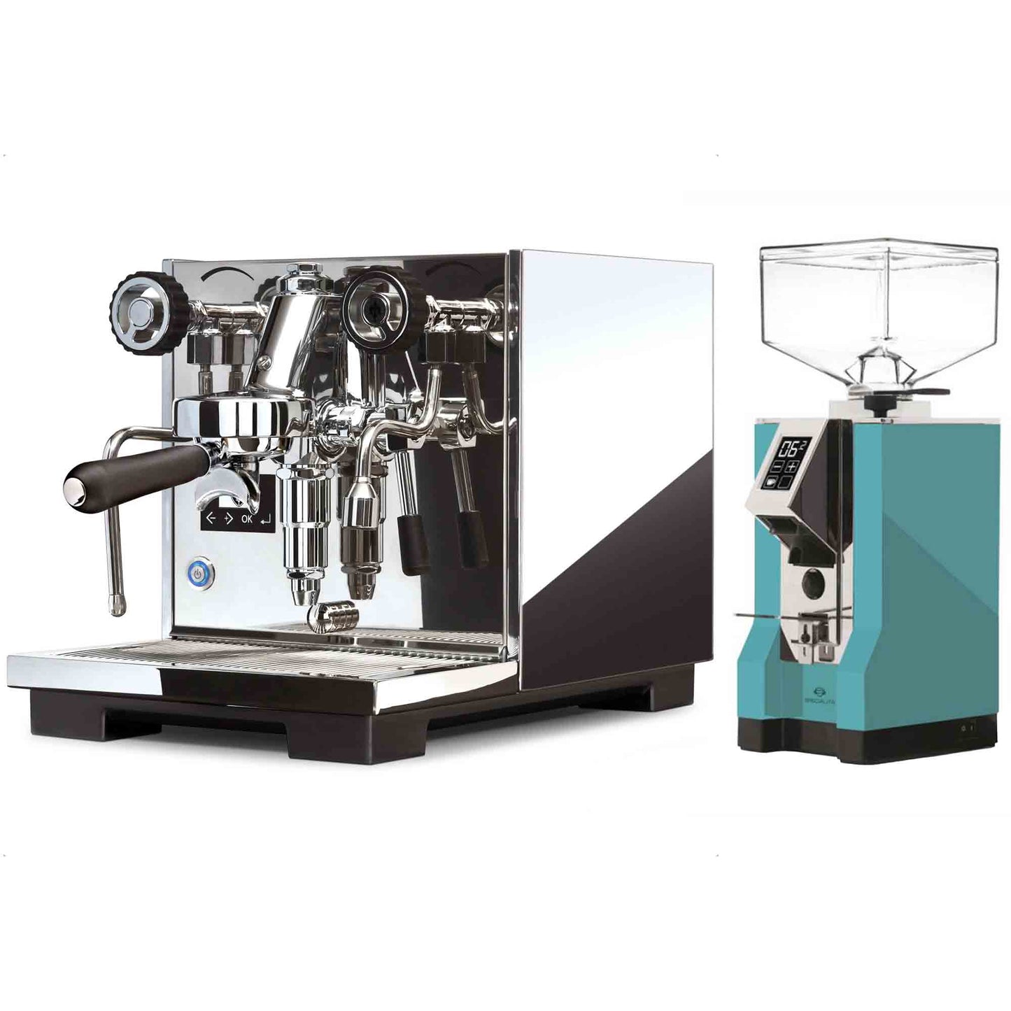Eureka Espresso Machine & Mignon Specialita Grinder Package
