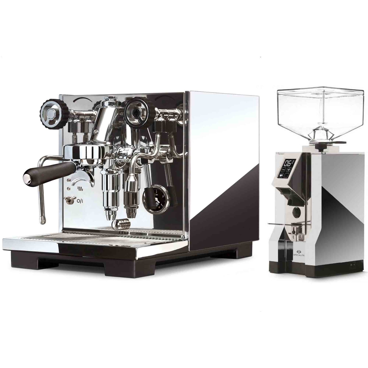 Eureka Espresso Machine & Mignon Specialita Grinder Package