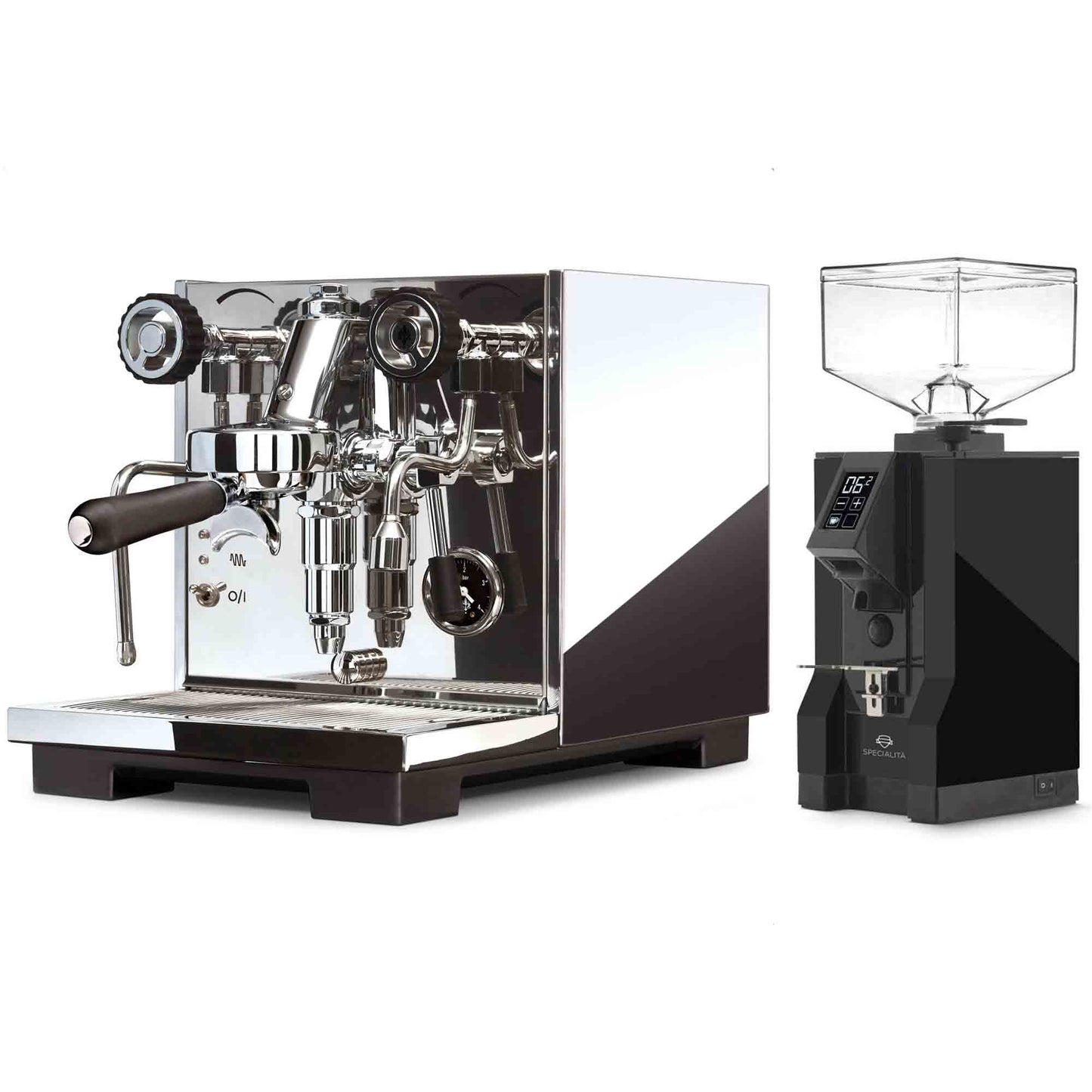 Eureka Espresso Machine & Mignon Specialita Grinder Package