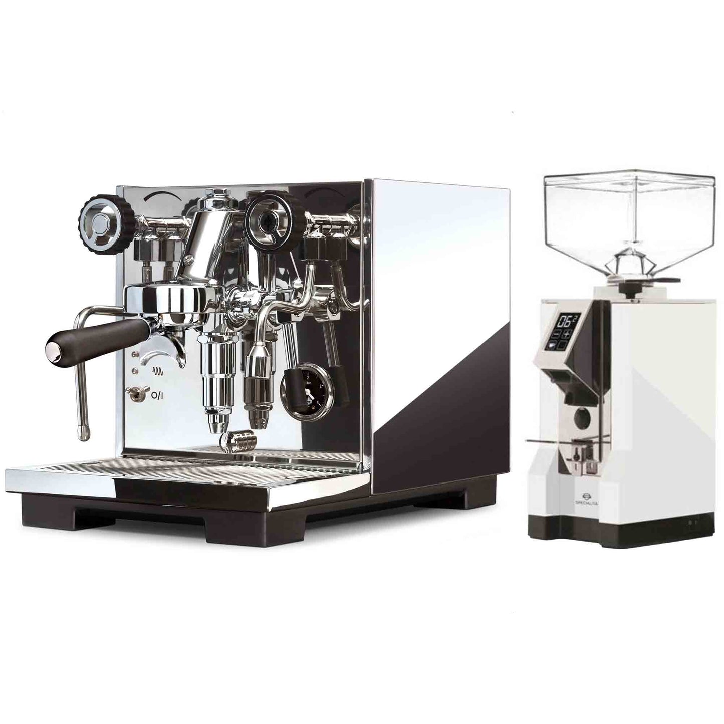 Eureka Espresso Machine & Mignon Specialita Grinder Package