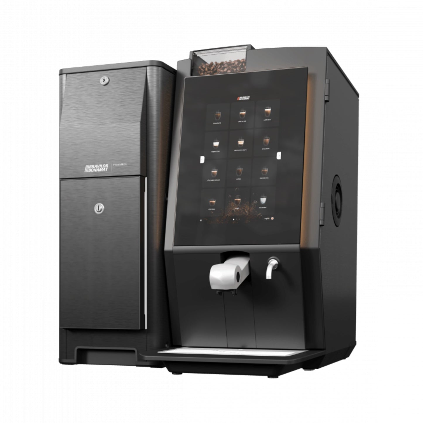 Bravilor Esprecious 11L FreshMilk Bean to Cup Machine - 120 Cups Per Day