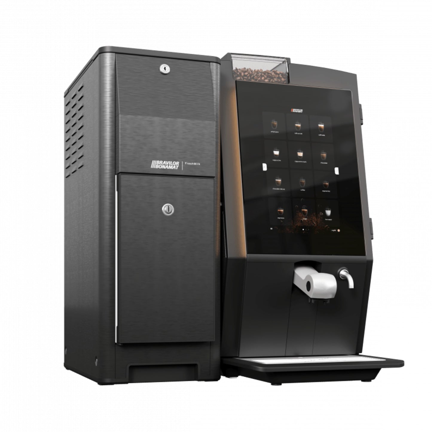 Bravilor Esprecious 11L FreshMilk Bean to Cup Machine - 120 Cups Per Day
