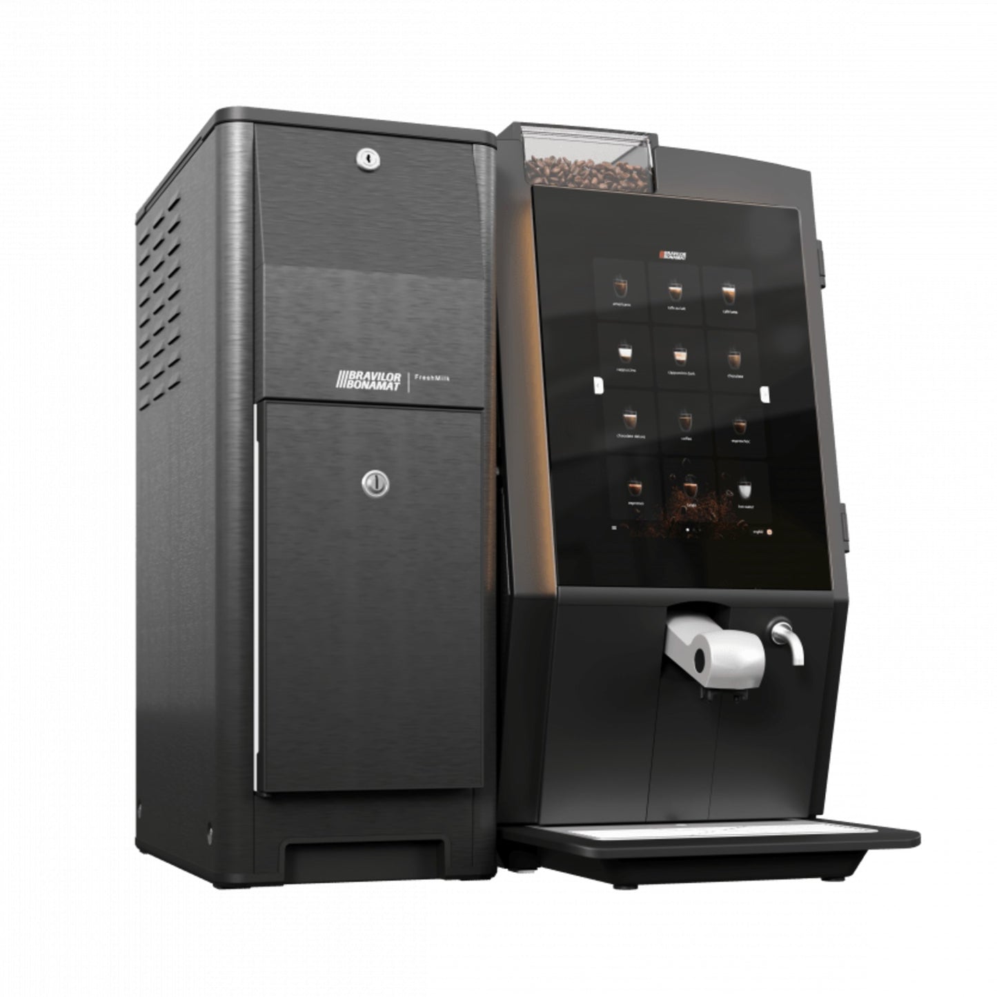 Bravilor Esprecious 21L FreshMilk Bean to Cup Machine - 120 Cups Per Day