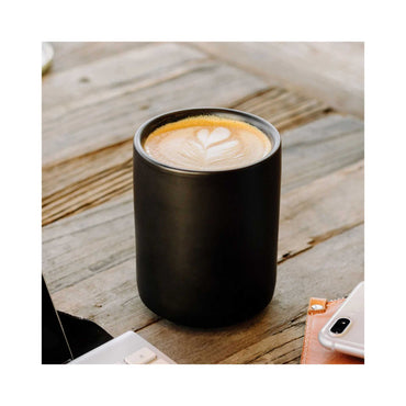 Fellow Monty Latte Cup [Matte Black] – 11oz Double Wall Ceramic