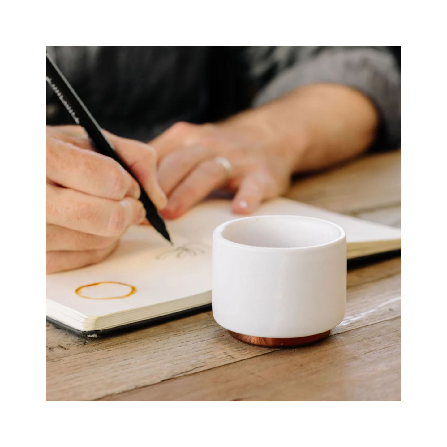 Fellow Monty Espresso Cup Set [Matte White] 3oz – Double Wall Ceramic