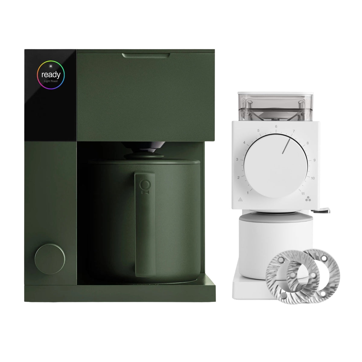 Fellow Aiden Precision Coffee Brewer + Ode Brew Grinder Gen 2 Bundle