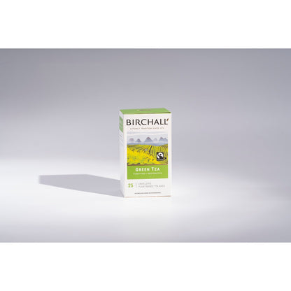 Birchall Green Tea Plant-Based Enveloped Tea Bags – 25 Pack