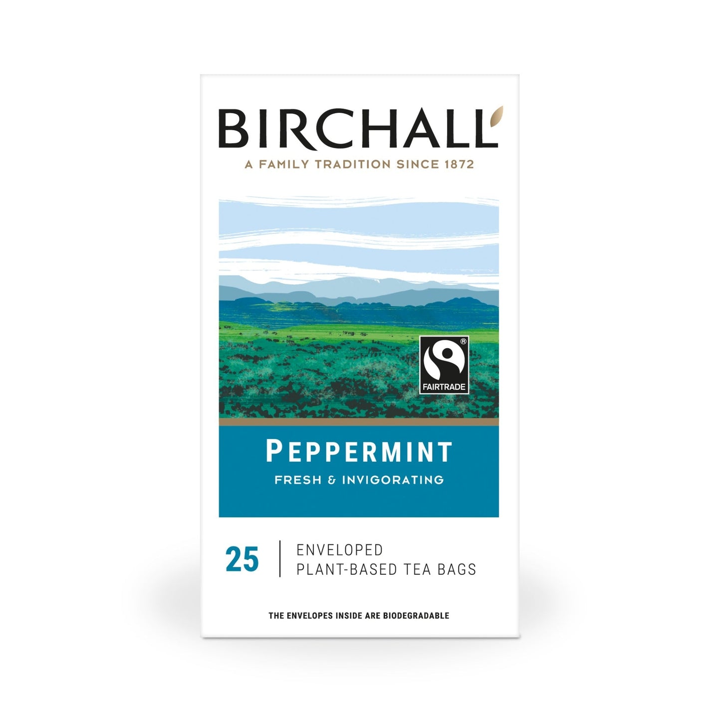 Birchall Peppermint Herbal Tea – 25 Enveloped Tea Bags