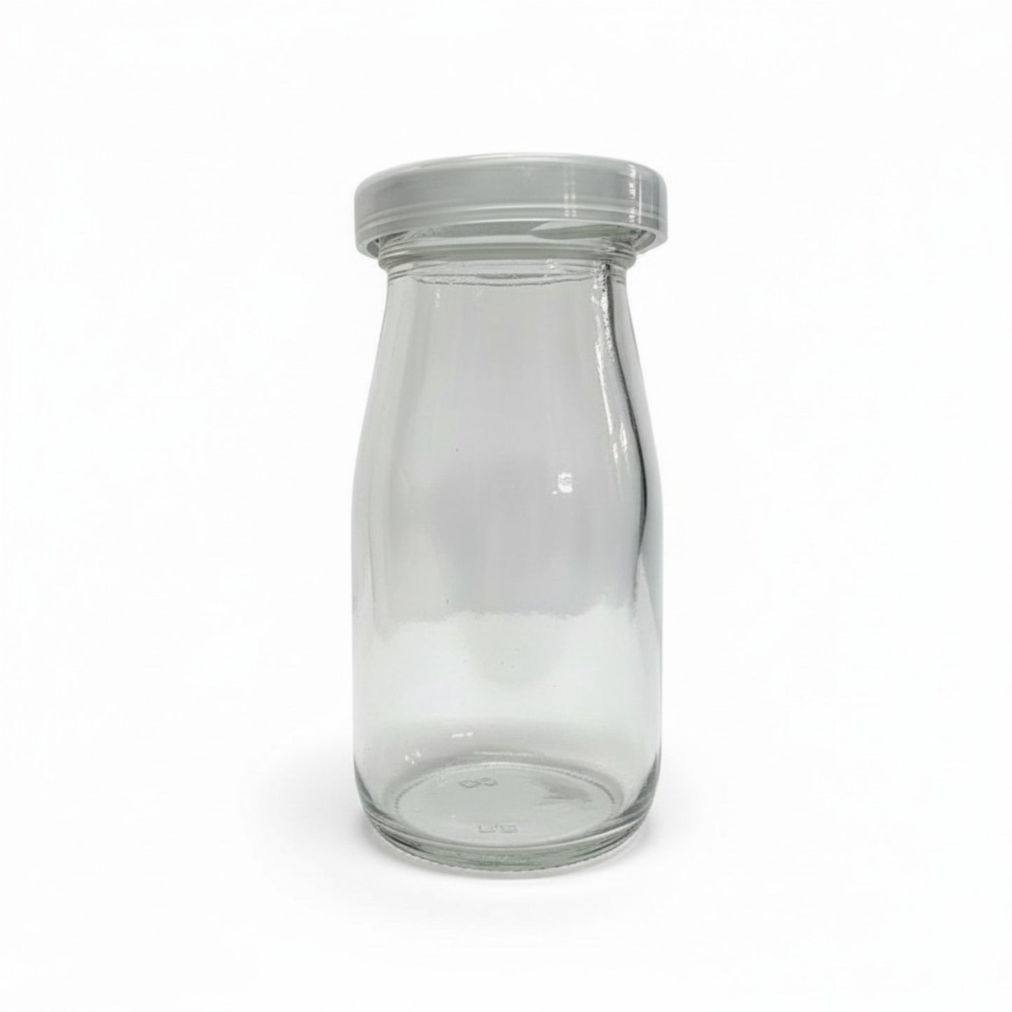 100ml Glass Milk / Juice Bottle with Lid