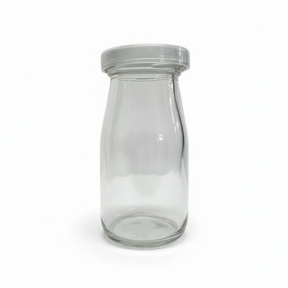 100ml Glass Milk / Juice Bottle with Lid