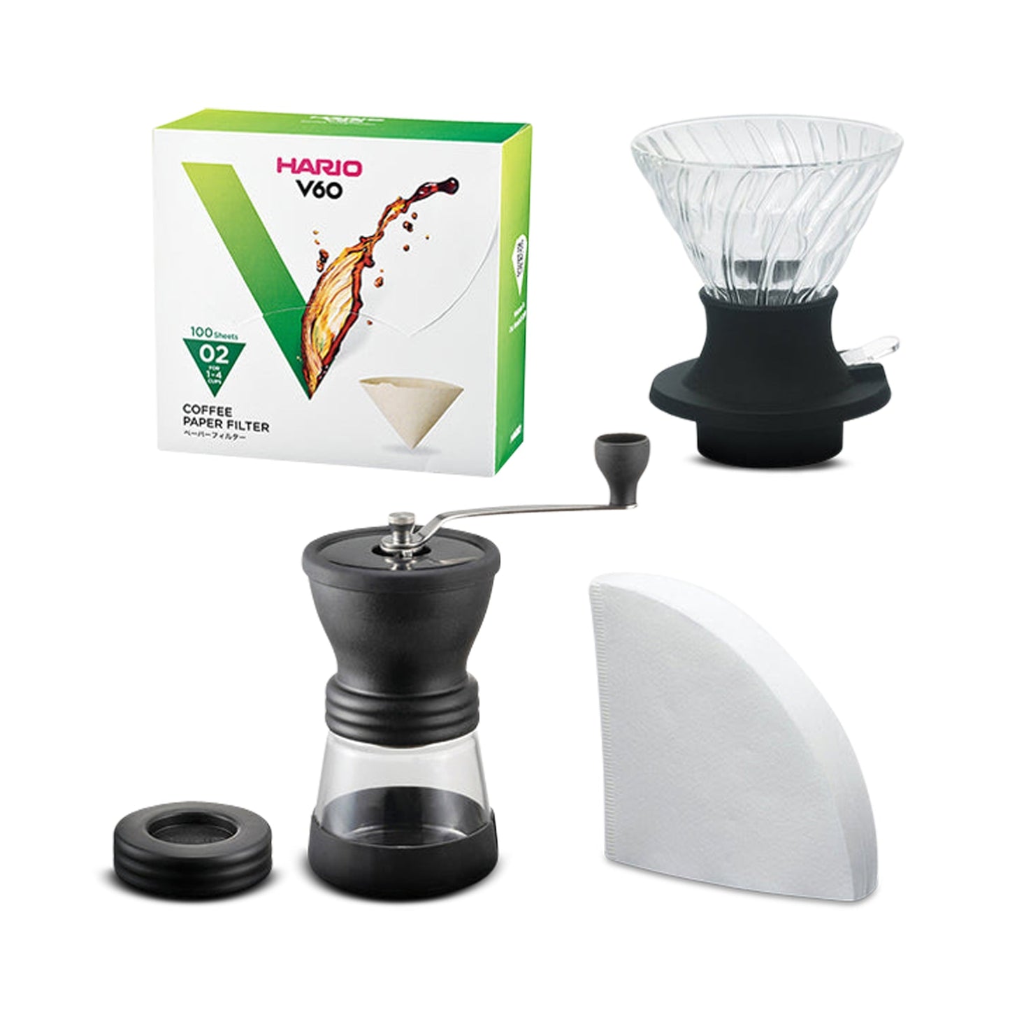 Hario Skerton N and Immersion V60 SWITCH Starter Kit