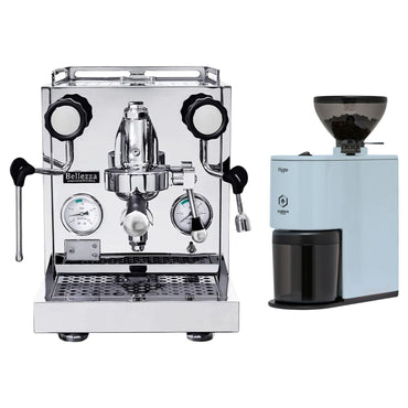 Bellezza Inizio V Espresso Machine & Eureka Peppe Grinder Bundle