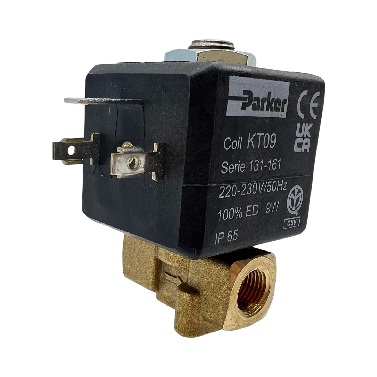 Parker Universal 2 Way Inlet Solenoid Valve 230V 1/8 4mm NBR