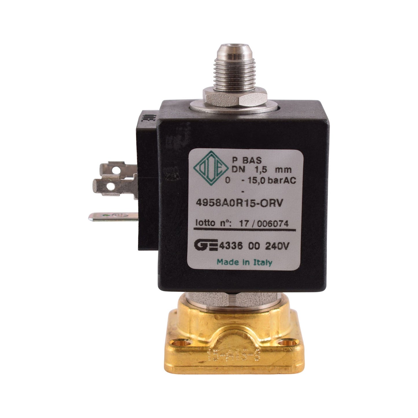 ODE 3 Way Group Solenoid Valve 230V Ruby –  Casadio, Conti, Gaggia