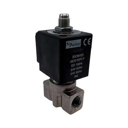 Lucifer 3 Way Solenoid Valve 24V 1/4 3mm 9W – Cimbali, Faema, Rancilio