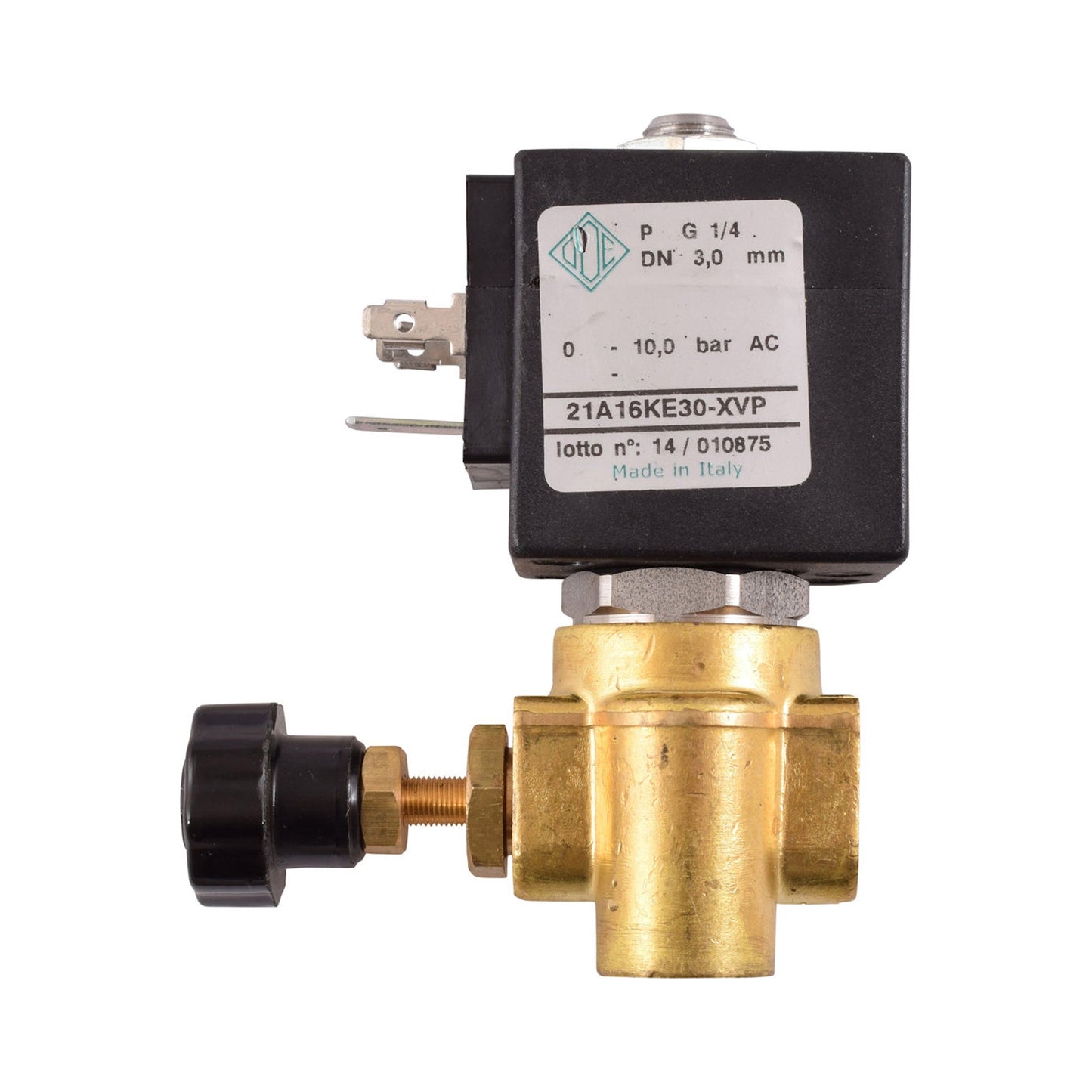 ODE 2-Way Solenoid Valve 230V 1/4" 3mm – CMA, Wega