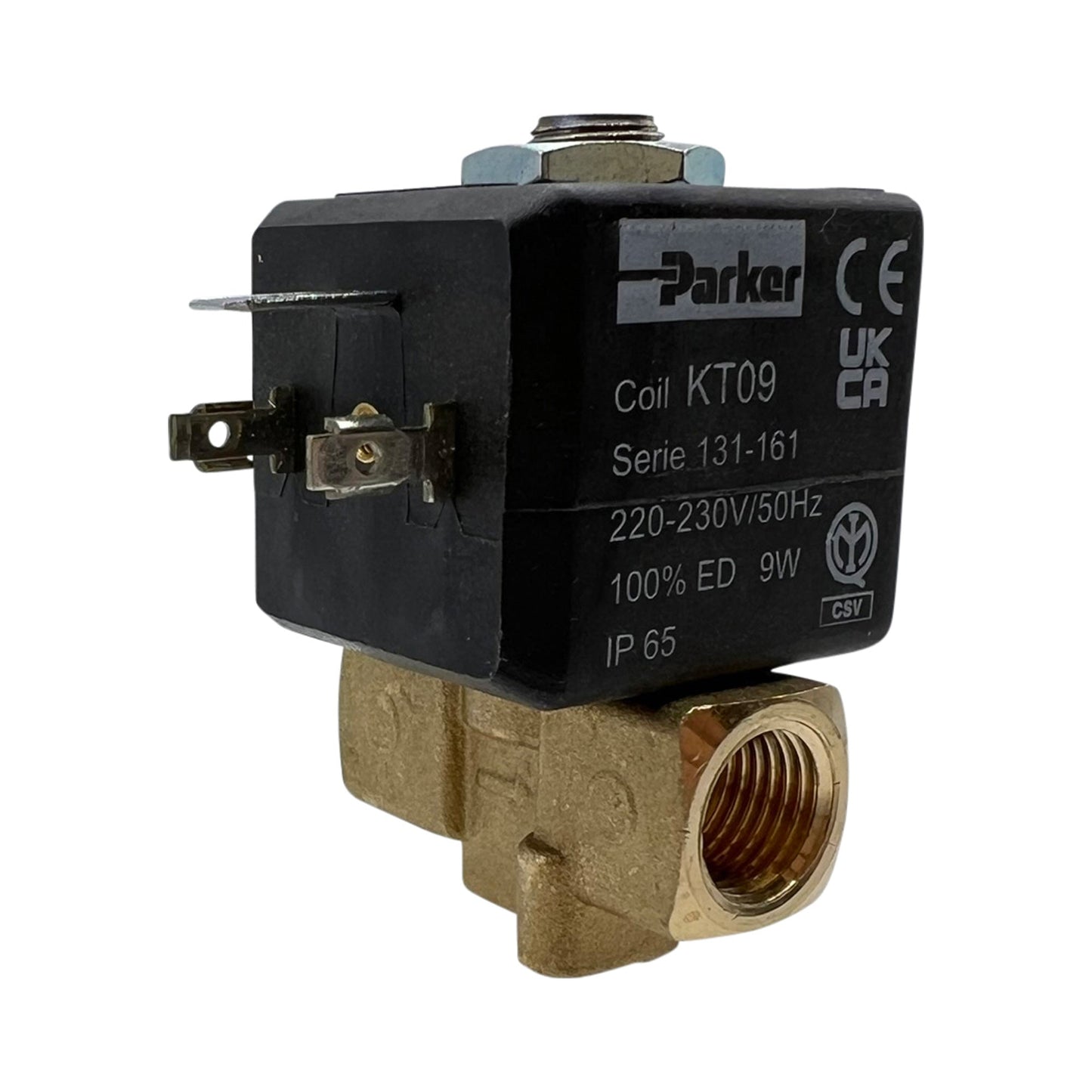 The Parker 2 Way Inlet Solenoid Valve 230V 1/4 2.2mm Viton