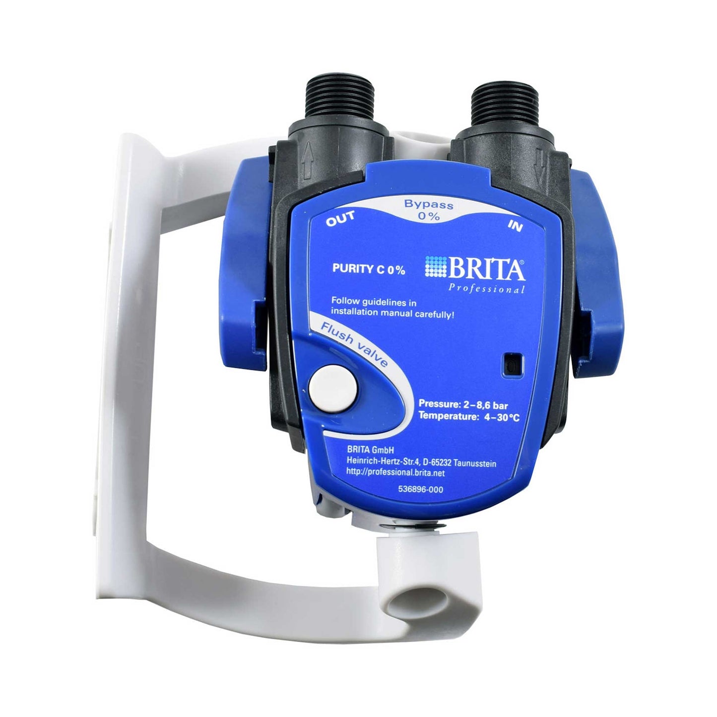 Brita Purity C 0% Fixed Bypass Filter Head - G3/8" Male Connections