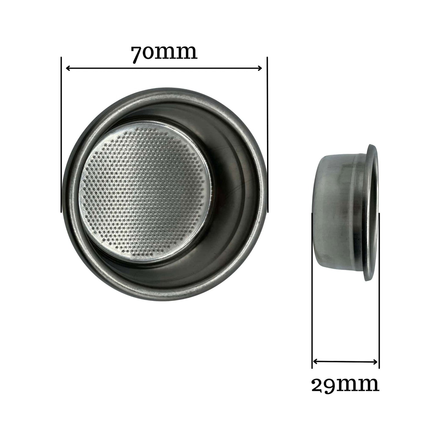 21g Triple Filter Basket - Compatible with Faema, VBM, Bezzera, WEGA, and More