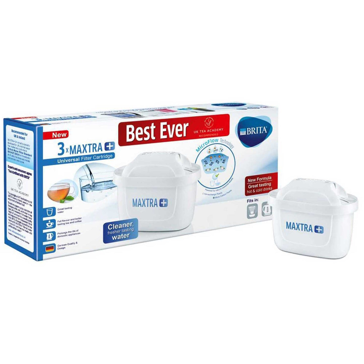 Brita Maxtra+ Replacement Water Filter Cartridges - 3 Pack