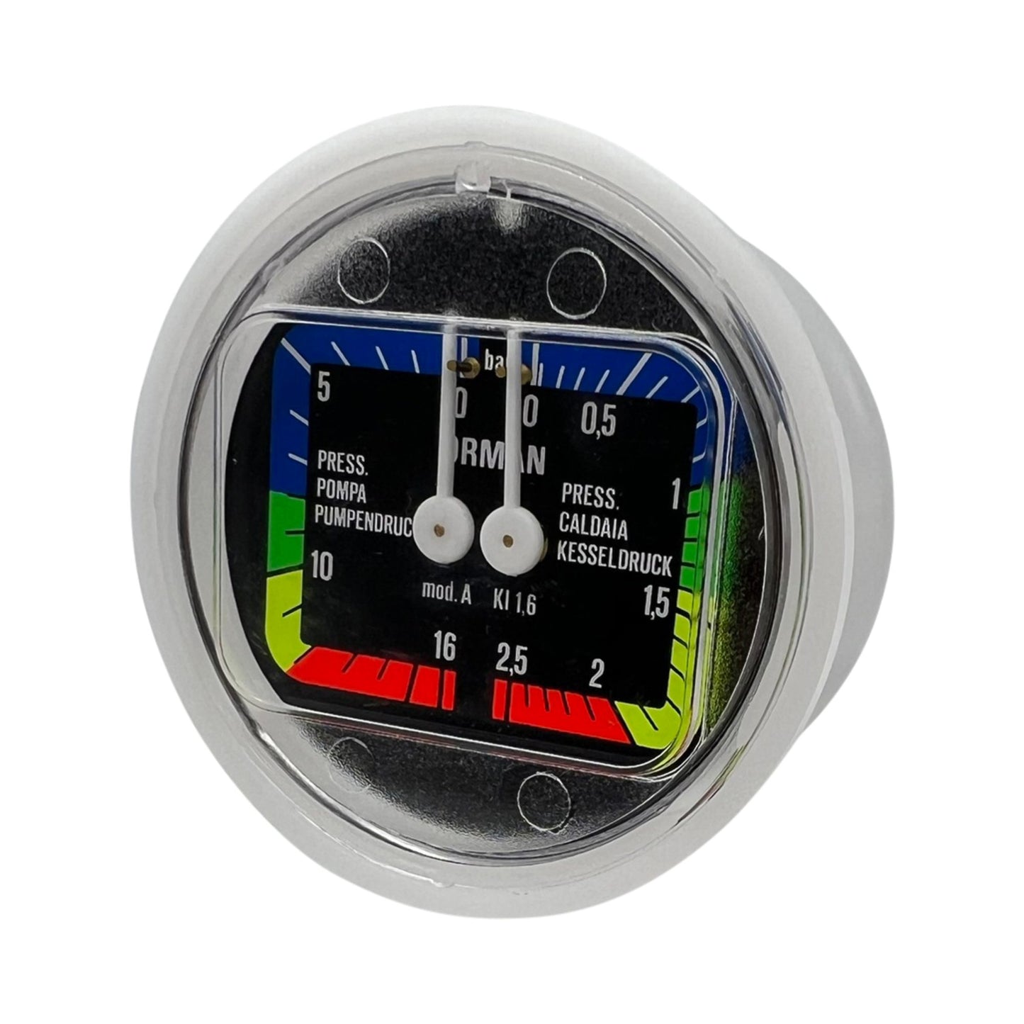 Universal Dual Pressure Gauge 63mm Replacement Part - Wide Compatibility
