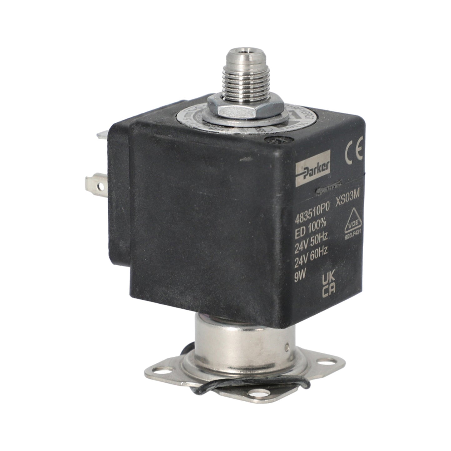 Lucifer 3 Way GRP Solenoid Valve 24V 1.5mm Ruby 9W