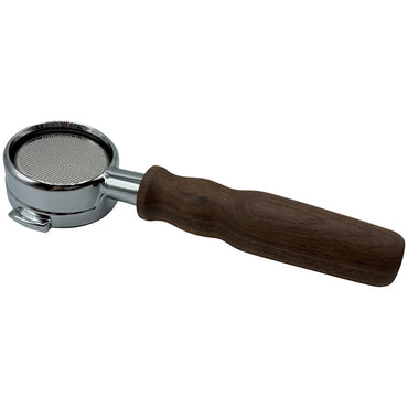 La Marzocco, Orchestrale & Slayer Compatible Bottomless Portafilter with Wooden Handle – 21g Basket